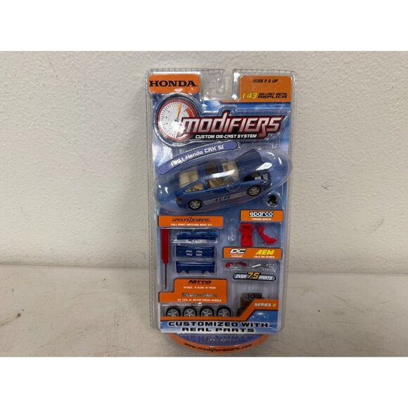 Rare Modifiers Series 7 1:43 1999 Honda Prelude Blue New Sealed In Plastic! - Picture 1 of 6